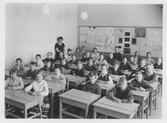 Klassfoto på Holmens skola, 1960-1961