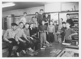 Metallslöjd på Holmens skola, 1960-1961