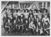 Klassfoto på Holmens skola, 1960-1961