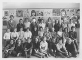 Klassfoto på Holmens skola, 1960-1961