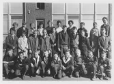 Klassfoto på Holmens skola, 1960-1961