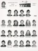 Klass 1 Linnéa  Brickebackens skola, 1986-1987