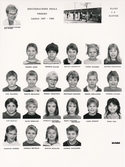 Klass 2A Klöver Brickebackens skola, 1987-1988