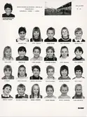 Klass 2A Brickebackens skola, 1988-1989