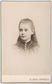 Kabinettsfotografi - flicka, Uppsala