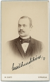 Kabinettsfotografi - Ernst Sundström, Uppsala 1892