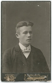 Kabinettsfotografi - Josef Gustafsson, Uppsala 1910