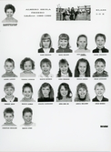 Klass 1-3E Almbro skola, 1989-1990