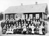 Skolklass på Fridhems skola, 1902-1903