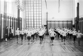 Gymnastikundervisning på Engelbrektsskolan, 1920-tal