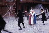 Skådepelare springer runt i Wadköping, 1970-tal