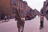 Giraff på Skolgatan, 1970-tal