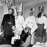 Staffanståg med gänget, 1953-12-31