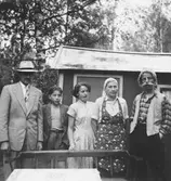 Skådespelare i en teater, 1950-tal