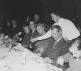 Kaffe vi JUF:s 25-årsjubileum i Vintrosa, 1954