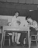 Pågående teaterföreställning, 1959