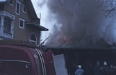 Brand i centrala Hallsberg, februari 1964