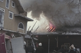 Brand i centrala Hallsberg, februari 1964