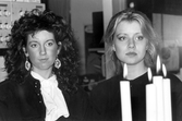 Två tjejer på Café Oscar, 1987