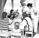 Lunch på daghemmet Solfjädern, 1988