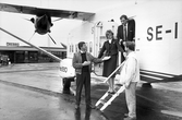 Personal vid Örebro flygplats, 1987