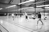 Kommunens motions och idrottsförening anordnar badmintonturnering, 1988