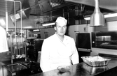 Kock i Restaurangskolan kök, 1989