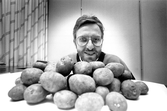 Inköpschef med giftfria potatisar, 1989