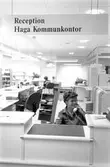 Reception på Haga kommundel, 1989