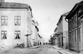 Storgatan mot norr från Järntorget, 1890-1895