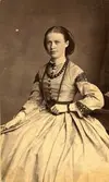 Porträtt av Sara Gustava Adelsköld (f. Brolin) (1844-1940).