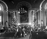 Sara Gustava Adelskölds begravning i januari 1940. Till bilden har dottern Bib Adelsköld skrivit 