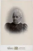 Porträtt av Maria Christina Jakobsson (f. Adelsköld) (1815-1901), syster till Claes Adelsköld.