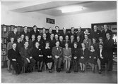 Bibliotekspersonal från hela Örebro Län på Fabriksgatan 2, 1940-tal