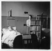 Bokutlåning på Örebro centrallasarett, 1935