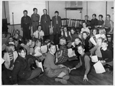 Scoutmöte på Örebro Stadsbibliotek på Fabriksgatan, 1949-10-27