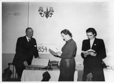 Bibliotekets 100-årsjubileum i Stora Mellösa, 1954
