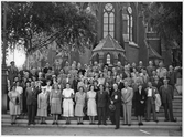 Biblioteksmöte på okänd ort, 1940-tal