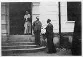 Avtackningscermoni av Stadsbibliotekarien på Karlslunds gård, 1958