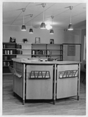 Informationsdisk på Stadsbibliotekets filial på norr, 1955