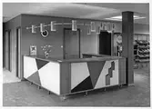 Informationsdisken i biblioteksfilialen i Tybble Centrum, 1961 ca