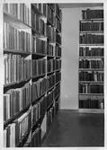 Hyllor i Fellingsbro Folkbibliotek, 1955