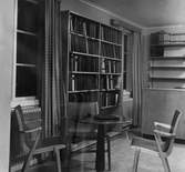 Studieplats i Tysslinge Folkbibliotek i Garphyttan, 1955