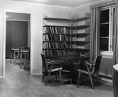 Läshörna i Tysslinge Folkbibliotek i Garphyttan, 1955