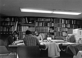 Mörnerrummet på Örebro Stadsbibliotek på Fabriksgatan, 1981