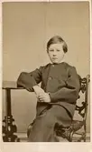 Porträtt av Claes Anders Adelsköld som barn. Han var son till Claes Adelsköld och Amalia Josefina Florman och flyttade sedan till Melbourne där han blev köpman.