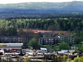 Vy över Holmens industriområde och Baronbackarna, 2006