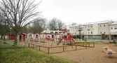 Lekplats vid gamla Lars Wivalliusskolan, 2008-02-07