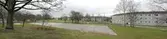 Panoramabild över fotbollsplanen från Baronbackarna, 2008-04-12