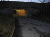 Mörk tunnel i Markbacken, 2005-11-09